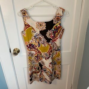 Patterned Sheath Dress